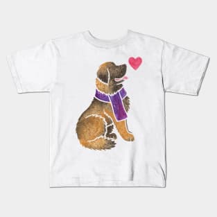 Watercolour Leonberger Kids T-Shirt